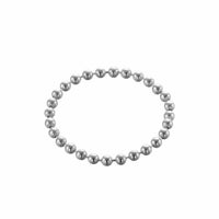 Friend's Beads Chain Sterling Silver Ring