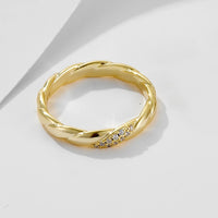 Sterling Silver Twisted Rope Ring