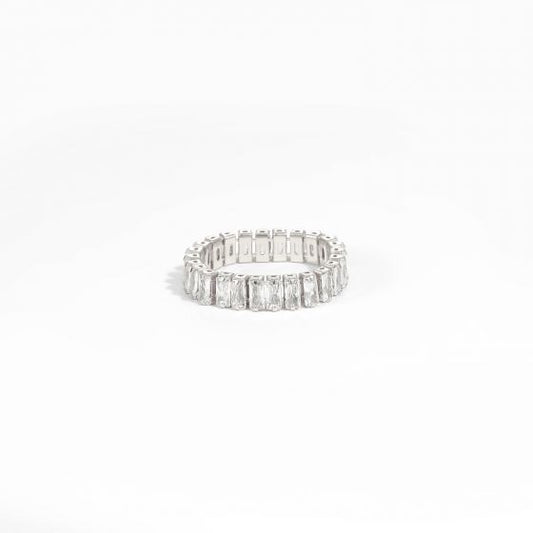 CZ Cubic Sugar 925 Sterling Silver Ring