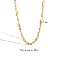 Geometry Hollow Chain Sterling Silver Choker