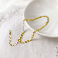 Geometry Hollow Chain Sterling Silver Choker