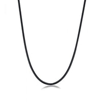 Handmade Cotton and .925 Sterling Silver Men's Necklace