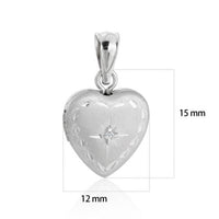 Crystal Star Hedgehog Sterling Silver Locket Pendant