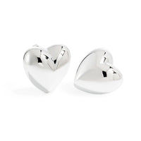 Electroformed Heart and Star Stud Earrings