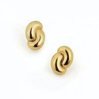 Electroformed Water Drop Stud Earrings