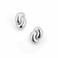 Electroformed Water Drop Stud Earrings