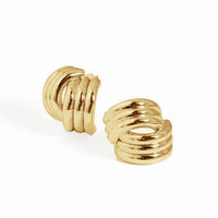 Chunky Electroforming Cross Statement Earrings