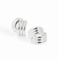 Chunky Electroforming Cross Statement Earrings