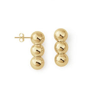 Chunky Electroformed Hollow Round Statement Earrings