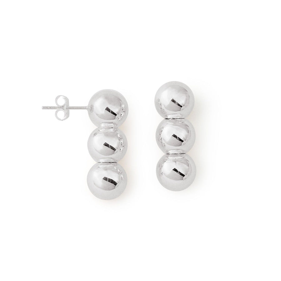 Chunky Electroformed Hollow Round Statement Earrings