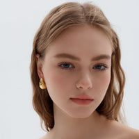 Mini Shell Pearl Waterdrop Stud Earrings, 925 Sterling Silver