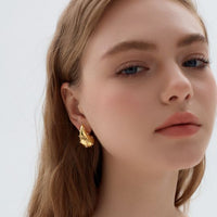 Mini Shell Pearl Waterdrop Stud Earrings, 925 Sterling Silver