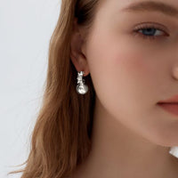 Electroformed Hollow Round Ball Stud Earrings