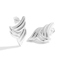Triangle Wing Statement Earrings in 925 Sterling Silver