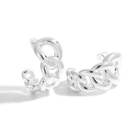Hollow Curb Chain Chunky Earrings