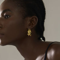 Classic U-Shape Rivet Chunky Hoop Earrings