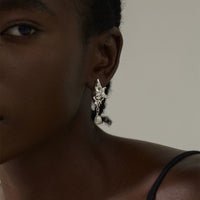 Electroformed Conch Stud Earrings, 18K Yellow Gold or Silver
