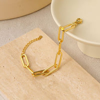 Holiday Hollow Chain Sterling Silver Bracelet