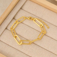 Holiday Hollow Chain Sterling Silver Bracelet