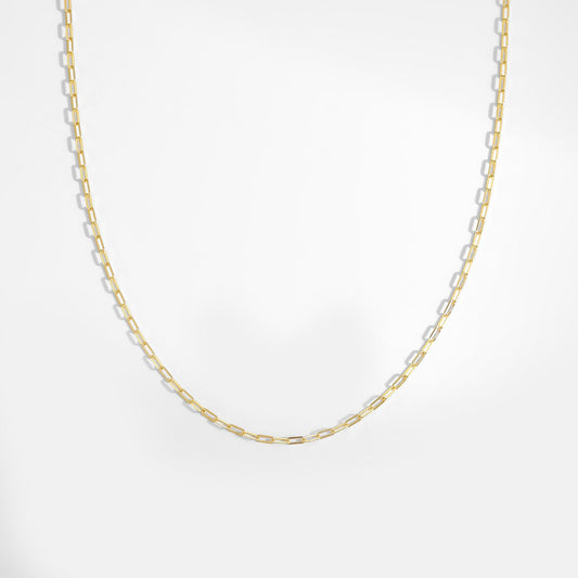 Simple Geometry Hollow Chain Choker Necklace