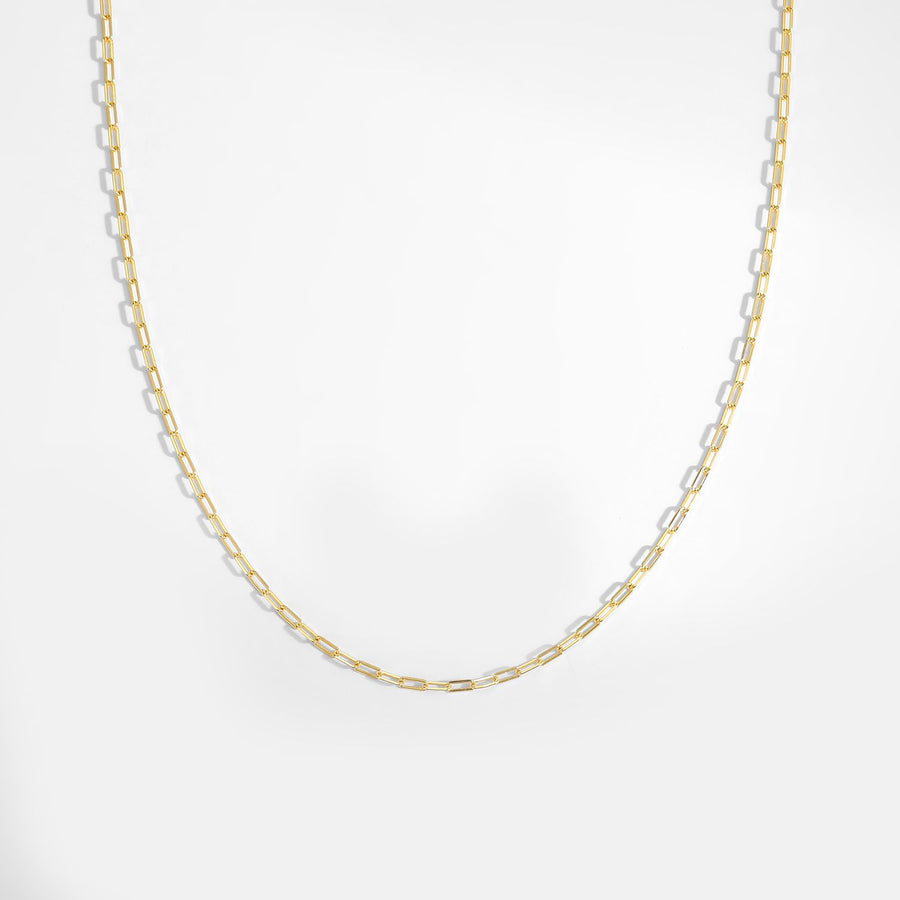 Simple Geometry Hollow Chain Choker Necklace