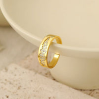 Blue Star River Adjustable Sterling Silver Ring