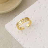 Blue Star River Adjustable Sterling Silver Ring