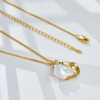 Baroque Pearl Gold Necklace