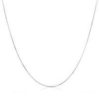 Snake Chain Necklace 1.0mm, 20/22/24/28 in, 925 Sterling Silver