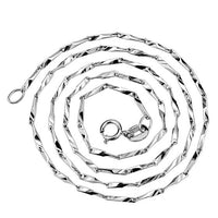 Barleycorn Sterling Silver Chain