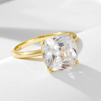 Cushion Cut Engagement Band Ring Set | Vivianne Rae