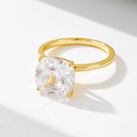 Cushion Cut Engagement Band Ring Set | Vivianne Rae