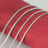 Hot Fox Tail Chain 925 Sterling Silver Necklace