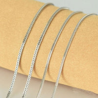 Hot Fox Tail Chain 925 Sterling Silver Necklace